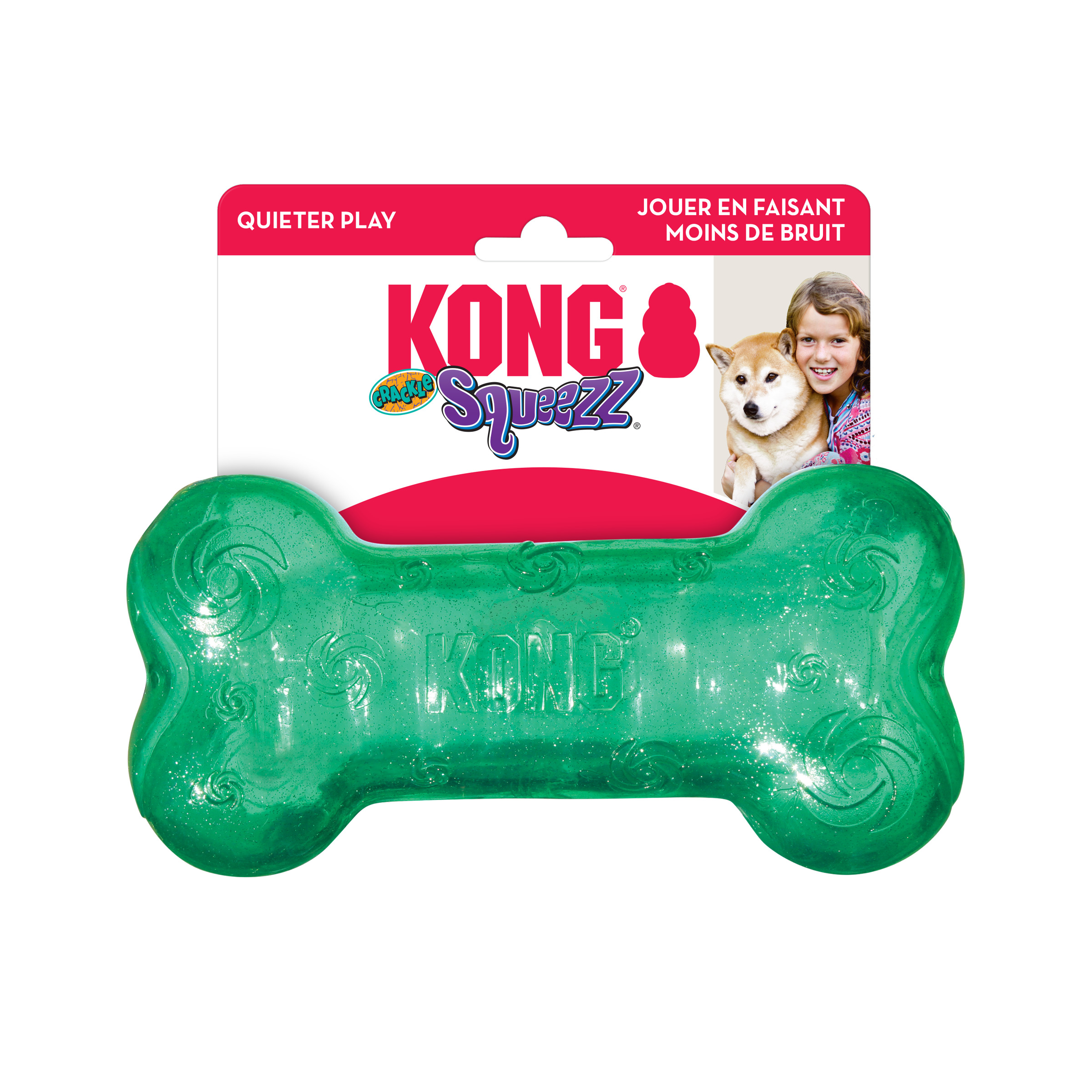 Kong cheap squeezz bone